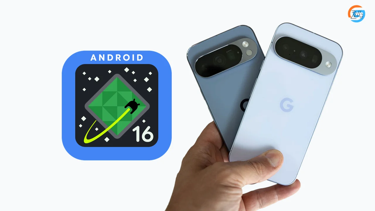Android 16 Pixel update showing new features on Google Pixel phone