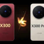 Vivo X300 vs X300 Pro design, display, camera, performance, battery comparison