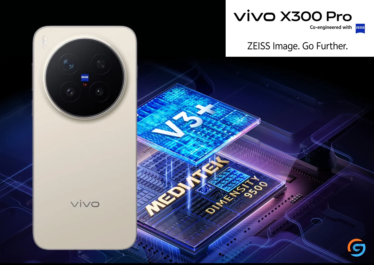 MediaTek Dimensity 9500 chipset close-up and specifications