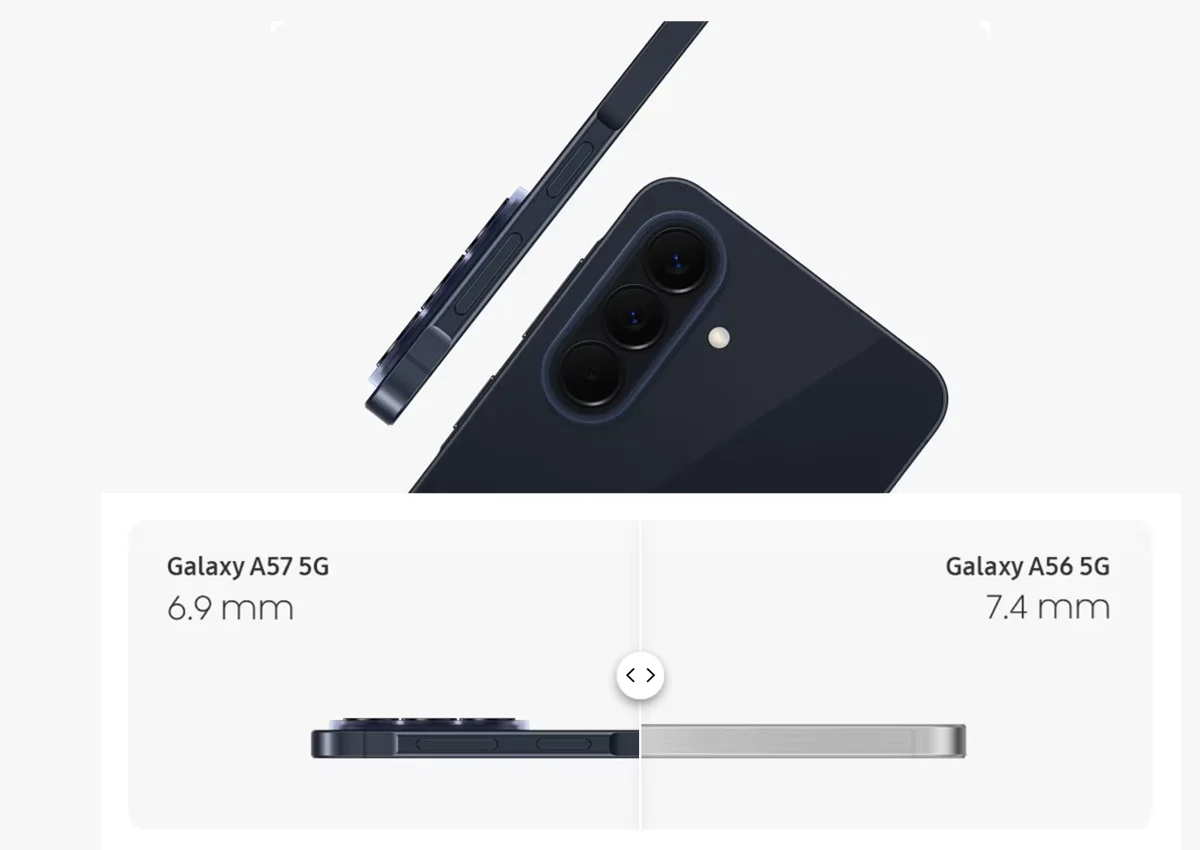 Design & Build Quality of Samsung Galaxy A57 5G