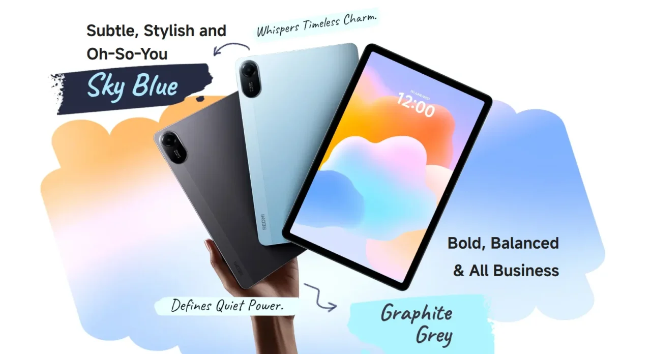 Redmi tablet has been launched in the market in Graphite Gray and Quick Silver colors.
