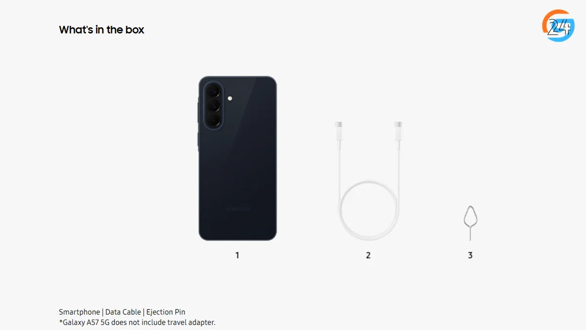 What’s inside the box of the Samsung Galaxy A57 5G