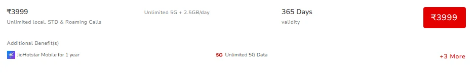 This is an annual plan from Airtel, which is designed for heavy users.